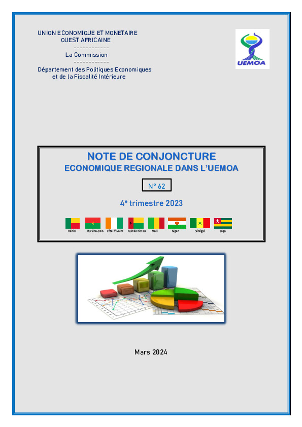 Note De Conjoncture Conomique R Gionale Dans L Uemoa Abidjan Net