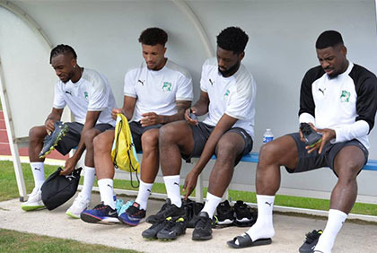 Football les Éléphants en regroupement en France pour leurs matchs