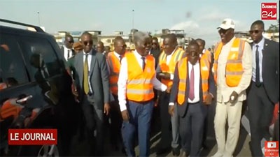 Infrastructures Routiers Le Premier Ministre Visite Le Chantier Du E