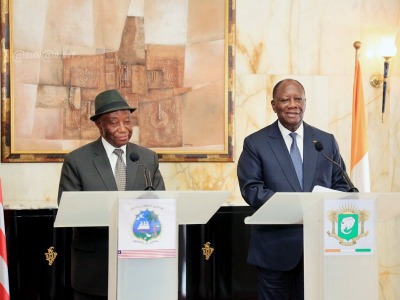 Côte d'Ivoire: visite d'amitié et de travail de 48h du Président de la République du Liberia