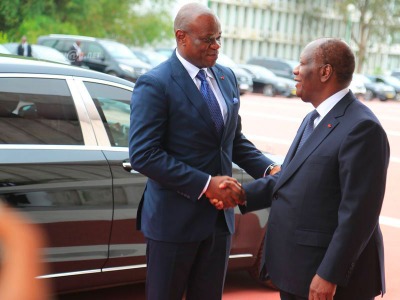 Coopération : le président de transition gabonais est arrivé à Abidjan pour une visite de travail et d’amitié