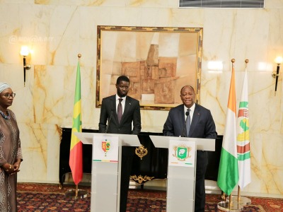 Le Chef de l’État a eu un entretien avec le Président du Sénégal, en Visite d’Amitié et de Travail en Côte d’Ivoire