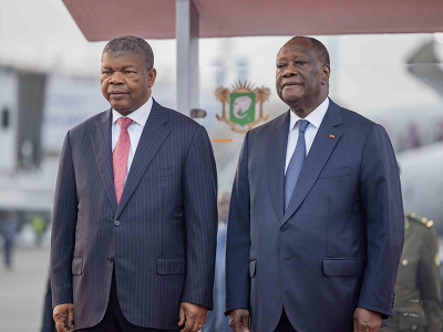 Le Chef de l’État Angolais est arrivé à Abidjan pour une Visite officielle de 72 heures