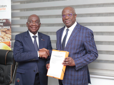 Côte d’Ivoire/ Présidence du Conseil d’Administration du Conseil Coton Anacarde Karité : Ehui Kouassi Jérôme succède à Ouattara Blidia ( Officiel)