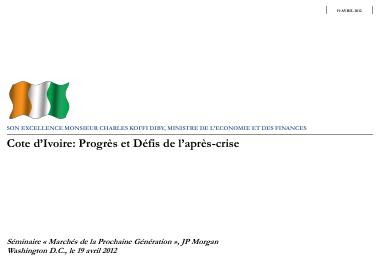 Cote d’Ivoire: Progrès et Défis de l’après-crise