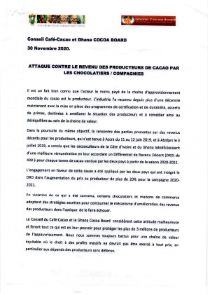 Décision N°0012-21/2021 Portant Agrément D'exportateurs De Café-Cacao Au  Titre De La Campagne 2021/2022 - Abidjan.net Documents