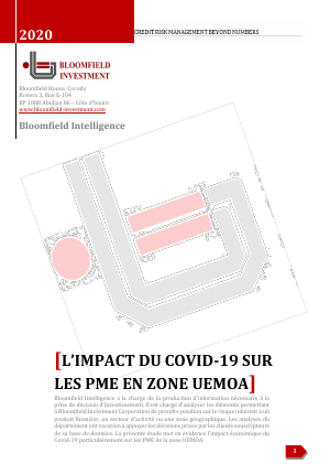 L`impact du Covid-19 sur les PME en zones Uemoa ( Rapport)