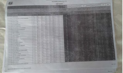 Législatives 2016 à Gagnoa: fiche des resultats CEI