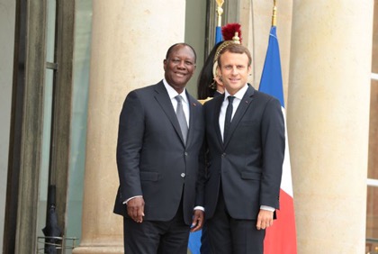 Visite du Président de la République de France Emmanuel Macron en Côte d`Ivoire (Décembre 2019)