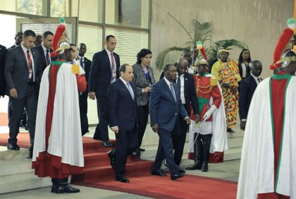 Visite en Côte d`Ivoire du Président égyptien Abdel Fattah Al-Sisi (Avril 2019)