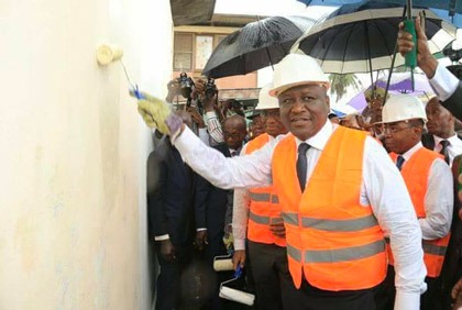 Opération de ravalement des façades