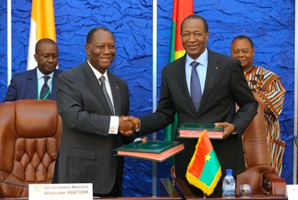 Coopération Côte d`Ivoire-Burkina Faso  2014
