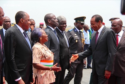 Visite d`amitié et de travail à Abidjan du Président du Faso, Blaise Compaoré Mars 2014