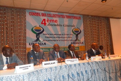 4e AG du Conseil des collectivités territoriales de l’UEMOA au Bénin