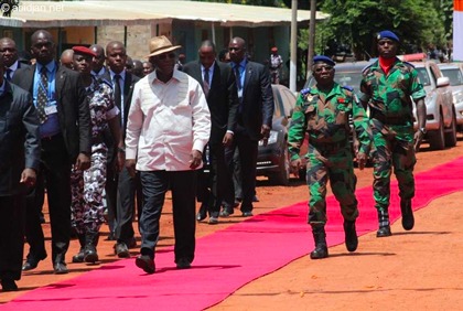 Visite d`Etat du Président Alassane Ouattara dans le District des Savanes (juillet 2013)