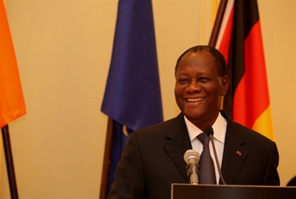 Le Président Ouattara en Allemagne - janvier 2013