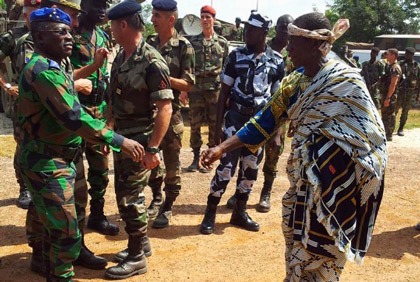 Défense : exercice militaire FRCI-Licorne Akwaba 2012