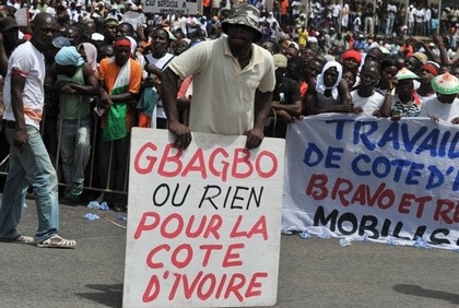 Manifestations de soutien à Gbagbo - suite présidentielle 2010