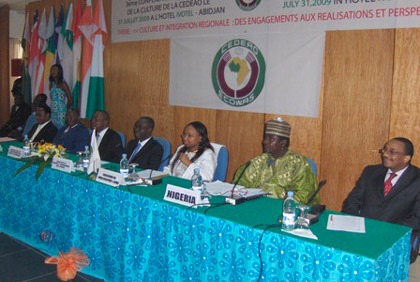 Conférence Cedeao - juillet 2009