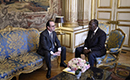 Le Président Ouattara rencontre son homologue français Hollande à l`Élysée