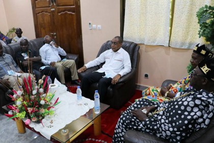 Dimbokro: le ministre Adama Coulibaly préside une compétition de football