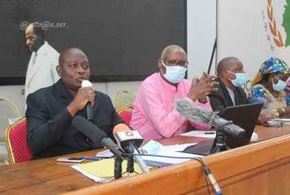 Conférence de presse de la coalition de l`opposition relative à l’organisation de son meeting au stade Houphouët Boigny