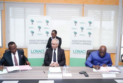 Passation de charges à la présidence de l`Association des Loteries d`Afrique