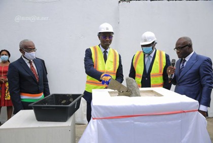 Budget: cérémonie de pose de la première pierre du bâtiment annexe de la Direction Générale du Budget et des finances