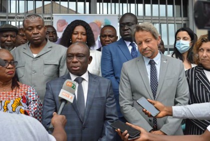 Présidentielle 2020: le candidat KKB rencontre le corps diplomatique européen