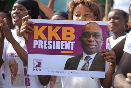 Meeting de lancement de campagne du candidat Kouadio Konan Bertin