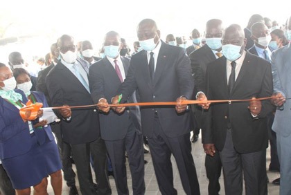 Cérémonie d`inauguration des tours A et B de la cité administrative