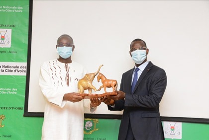 Cérémonie d`Installation des membres de la commission mixte paritaire de la Côte d`Ivoire et le Burkina Faso