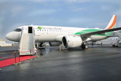 Transport aérien : Air Côte d’Ivoire réceptionne un Airbus A320Neo neuf à Abidjan