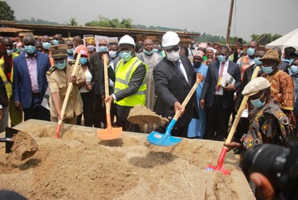 Infrastructures routières: lancement des travaux d`aménagement et de bitumage de la route carrefour institut des aveugles-carrefour sibéton