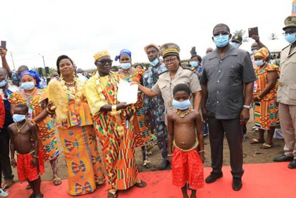 ADIAKE /Investiture du chef du village ROA: Hien Sié salue l`humilité de Nanan Aka Djohan