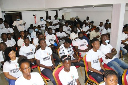 Conférence de presse de la jeunesse unie pour la nouvelle Côte d`Ivoire relative aux législatives 2021