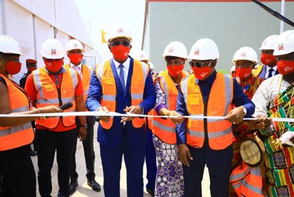 Développement industriel : le Ministre Souleymane Diarrassouba procède à l’inauguration de l’usine de la Société de ciment de Côte d’Ivoire