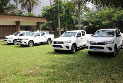 Agroforesterie: Cérémonie de remise de matériels roulants par l`ICRAF à ses partenaires