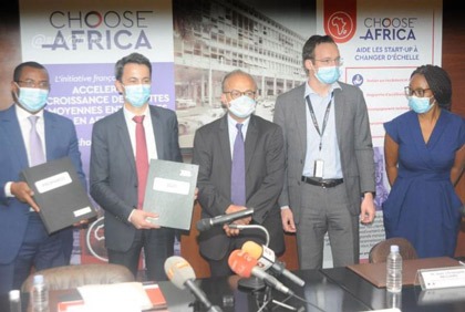 Cérémonie de signature de partenariat entre la Société Générale de Côte d`Ivoire et PROPARCO