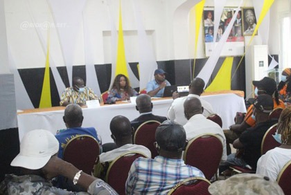 Conférence de presse du collectif des artistes résistants-légalistes relative aux griefs contre des structures