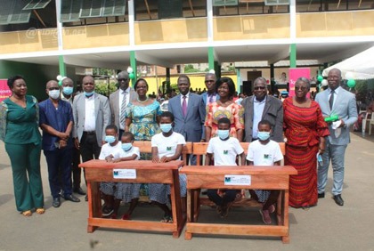 Yopougon : Double cérémonie de remise officielle des réhabilitations de classes et de don de tables-bancs par Bank of Africa