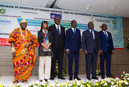 Cérémonie de commémoration de la Journée Internationale de lutte contre la corruption organisée