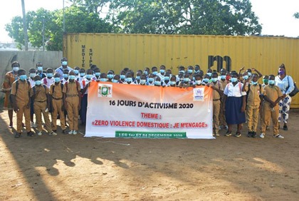 Côte d’Ivoire : Des élèves réfugiés s’engagent à sensibiliser leurs pairs sur les violences sexuelles basées sur le genre