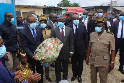 Santé : inauguration de la 1ère phase des locaux réhabilités de l’hôpital de Grand-Bassam