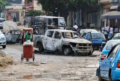 Yopougon : des véhicules incendiés non loin de l`église Ste Rita