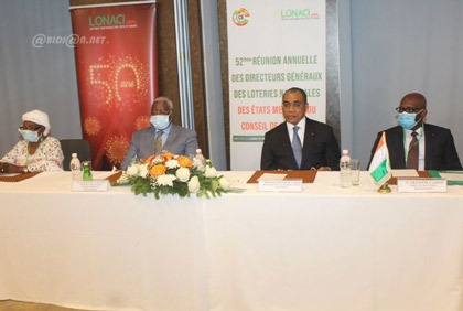 Ouverture de la 52è réunion annuelle des directeurs généraux des loteries nationales des Etats membres du conseil de l`entente