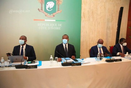 Premier conseil des Ministres après le scrutin présidentiel du 31 octobre 2020