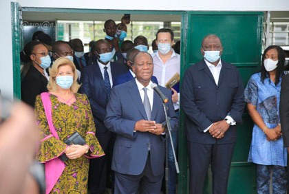 Présidentielle 2020: jour de vote dans la commune de Cocody