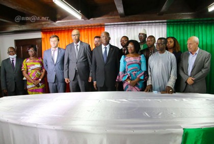 Rencontre du conseil constitutionnel avec la Mission internationale conjointe d’observation électorale et l`OIF