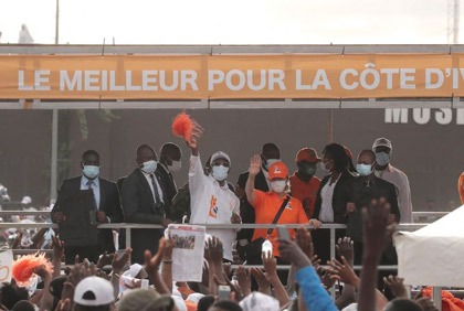 Caravane et Meeting de clôture du Candidat du RHDP - Abobo
